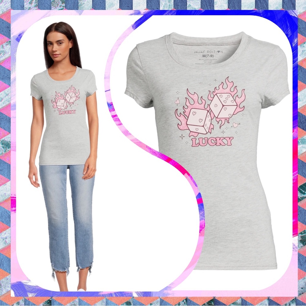 XS Women's Lucky Graphic T-Shirt